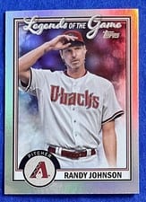 2023 Topps Legends of the Game Autographs Randy Johnson #LG-28 card