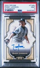 2023 Topps Tier One Autographs Randy Johnson #T1A-RJ card