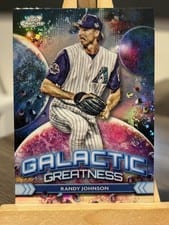 2024 Topps Cosmic Chrome Galactic Greatness Randy Johnson #GG-12 card