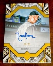 2025 Topps Transcendent Collection Transcendent Collection Autographs Randy Johnson #TAC-RJO card