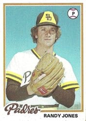 1978 Topps Base Set Randy Jones #56 card