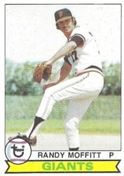 1979 Topps Base Set Randy Moffitt #62 card