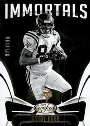 2018 Panini Certified Base Set Randy Moss #124 card