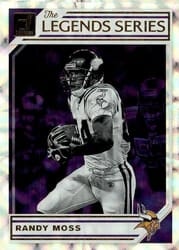 2019 Donruss The Legends Series Randy Moss #LS-11 card