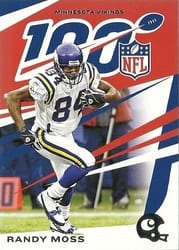 2019 Panini Chronicles Base Set Randy Moss #58 card