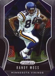 2019 Panini Prizm Base Set Randy Moss #294 card