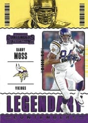 2020 Panini Contenders Legendary Contenders Randy Moss #LC-RMO card