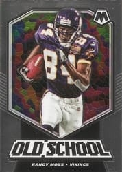 2020 Panini Mosaic Old School Randy Moss #OS14 card