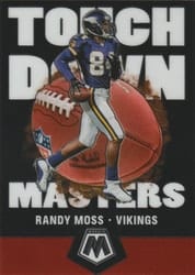 2020 Panini Mosaic Touchdown Masters Randy Moss #TM16 card