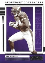2021 Panini Contenders Legendary Contenders Randy Moss #LGD-RMO card