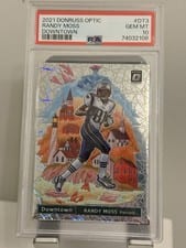 2021 Panini Donruss Optic Downtown Randy Moss #DT-3 card