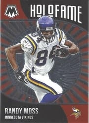 2021 Panini Mosaic HoloFame Randy Moss #4 card