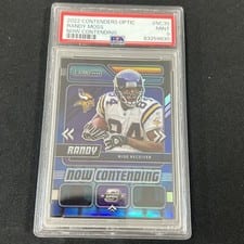 2022 Panini Contenders Optic Now Contending Randy Moss #NC-39 card