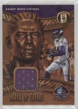 2022 Panini Gold Standard Hall of Gold Threads Randy Moss #HOG-RMO