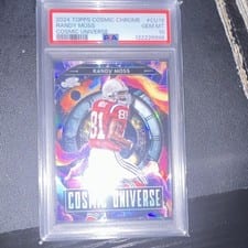 2024 Topps Chrome Cosmic Cosmic Universe Randy Moss #CU-18 card