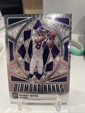 2025 Donruss Optic Diamond Hands Randy Moss #9 card