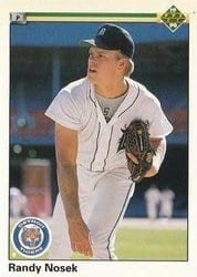 1990 Upper Deck Base Set Randy Nosek #2 card