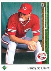 1989 Upper Deck Base Set Randy St. Claire #29 card