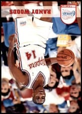 1993-94 Hoops Base Set Randy Woods #102 card