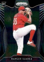 2019 Panini Prizm Base Set Ranger Suarez #208 card