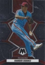 2022 Panini Mosaic Base Set Ranger Suarez #171 card