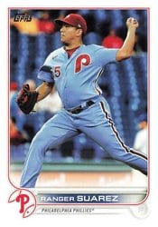2022 Topps Base Set Ranger Suarez #386 card