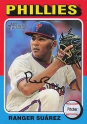 2024 Topps Heritage Base Set Ranger Suárez #685 card