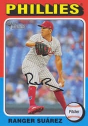 2024 Topps Heritage Base Set Ranger Suárez #685b card