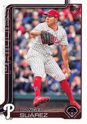 2025 Topps Base Set Ranger Suárez #56 card
