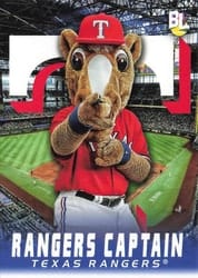 2023 Topps Big League Mascots Rangers Captain #M-20 card