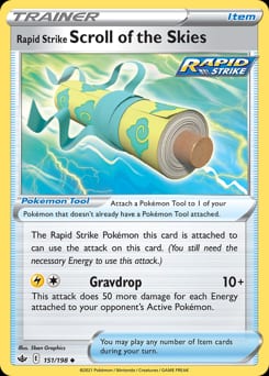 Chilling Reign Rapid Strike Scroll of the Skies #151 card