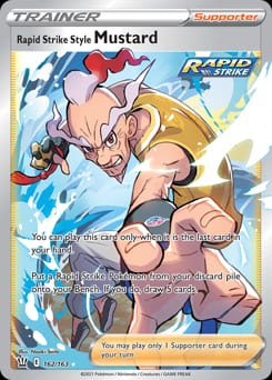 Battle Styles Rapid Strike Style Mustard #162 card