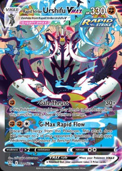 2021 Battle Styles Rapid Strike Urshifu VMAX #170 card