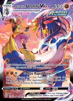 Brilliant Stars Trainer Gallery Rapid Strike Urshifu VMAX #TG21 card