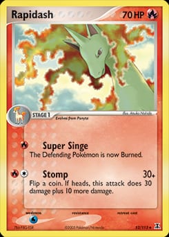 2005 Delta Species Rapidash #52 card
