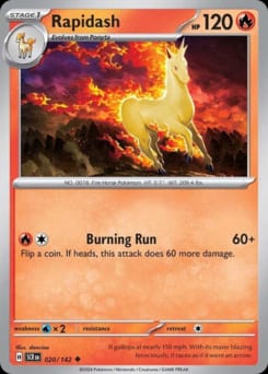 2024 Stellar Crown Rapidash #20 card