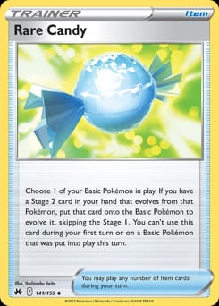 2023 Crown Zenith Rare Candy #141 card