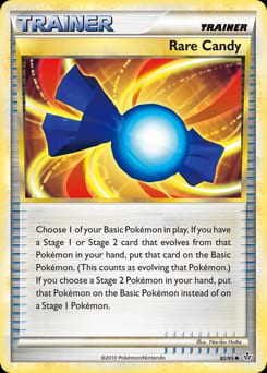 HS—Unleashed Rare Candy #82 card