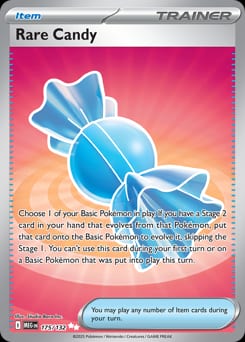 2025 Mega Evolution Rare Candy #175 card