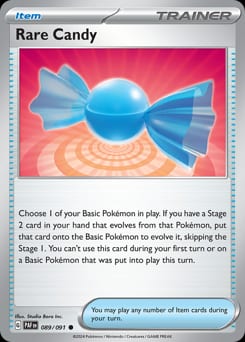 2024 Paldean Fates Rare Candy #89 card