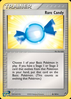 Sandstorm Rare Candy #88 card