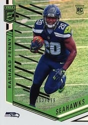 2018 Donruss Elite Base Set Rashaad Penny #174 card
