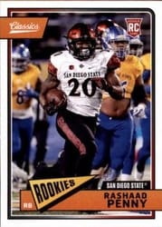 2018 Panini Classics Base Set Rashaad Penny #220 card