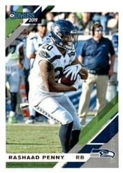 2019 Donruss Base Set Rashaad Penny #247 card
