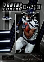2019 Panini Playbook Zoning Commission Rashaad Penny #23 card