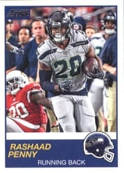 2019 Score Base Set Rashaad Penny #315 card