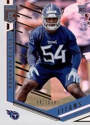 2018 Donruss Elite Base Set Rashaan Evans #112 card