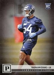 2018 Panini Base Set Rashaan Evans #340 card