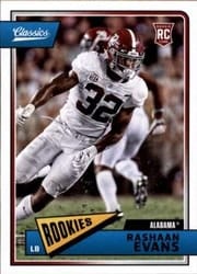 2018 Panini Classics Base Set Rashaan Evans #240 card