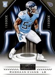 2018 Panini Playbook Base Set Rashaan Evans #186 card